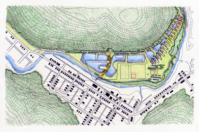 Wetlands from Site Plan